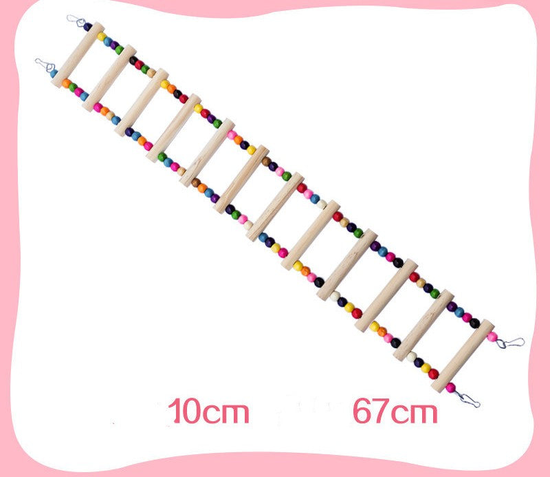 Parrot Bird Toy Swing Ring Aerial Climbing Ladder