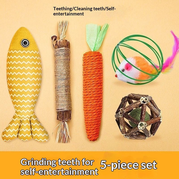 Pet Supplies Cat Toy Gift Set Interactive Play