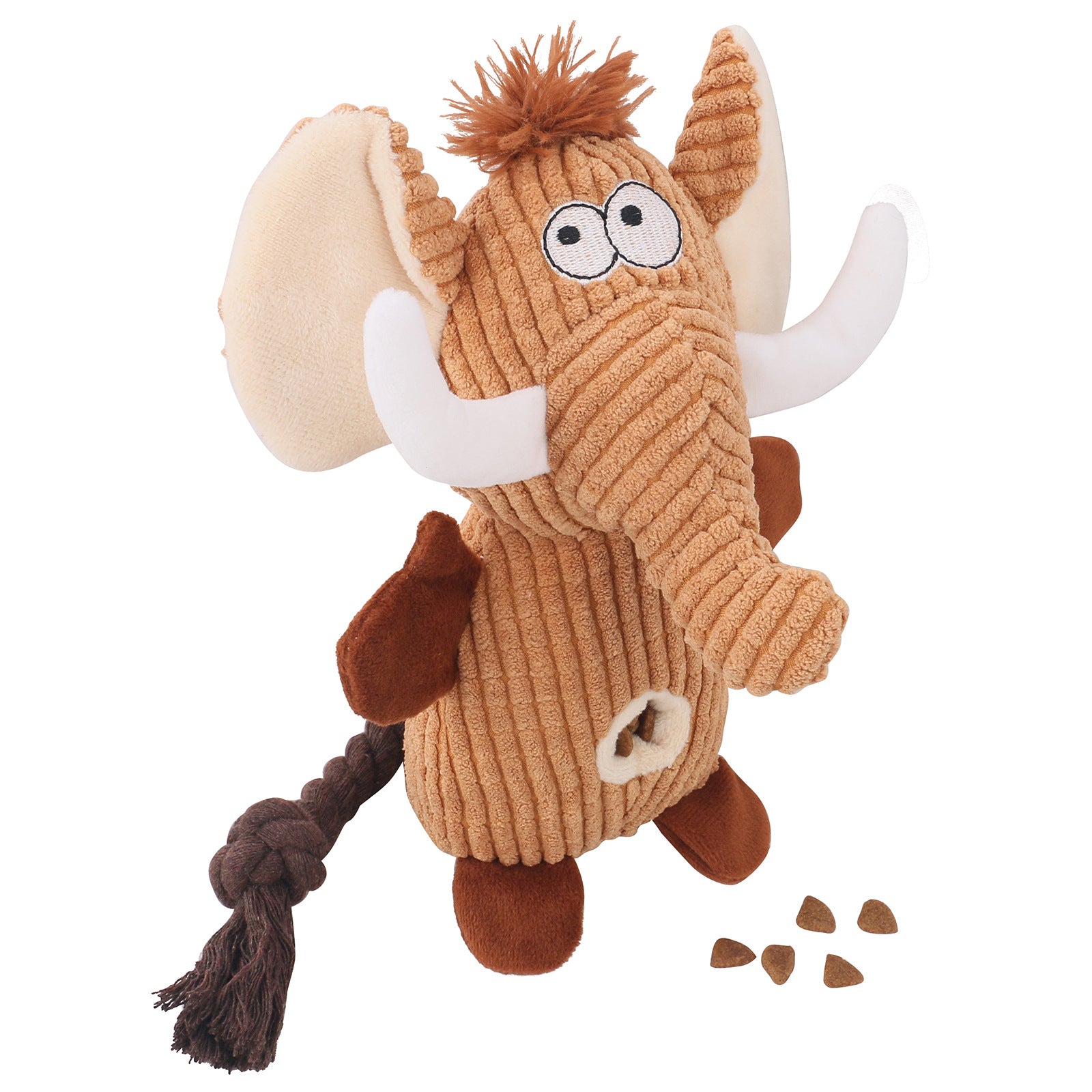 Sniffing Food Hiding Plush Squeaky Toy For Dogs