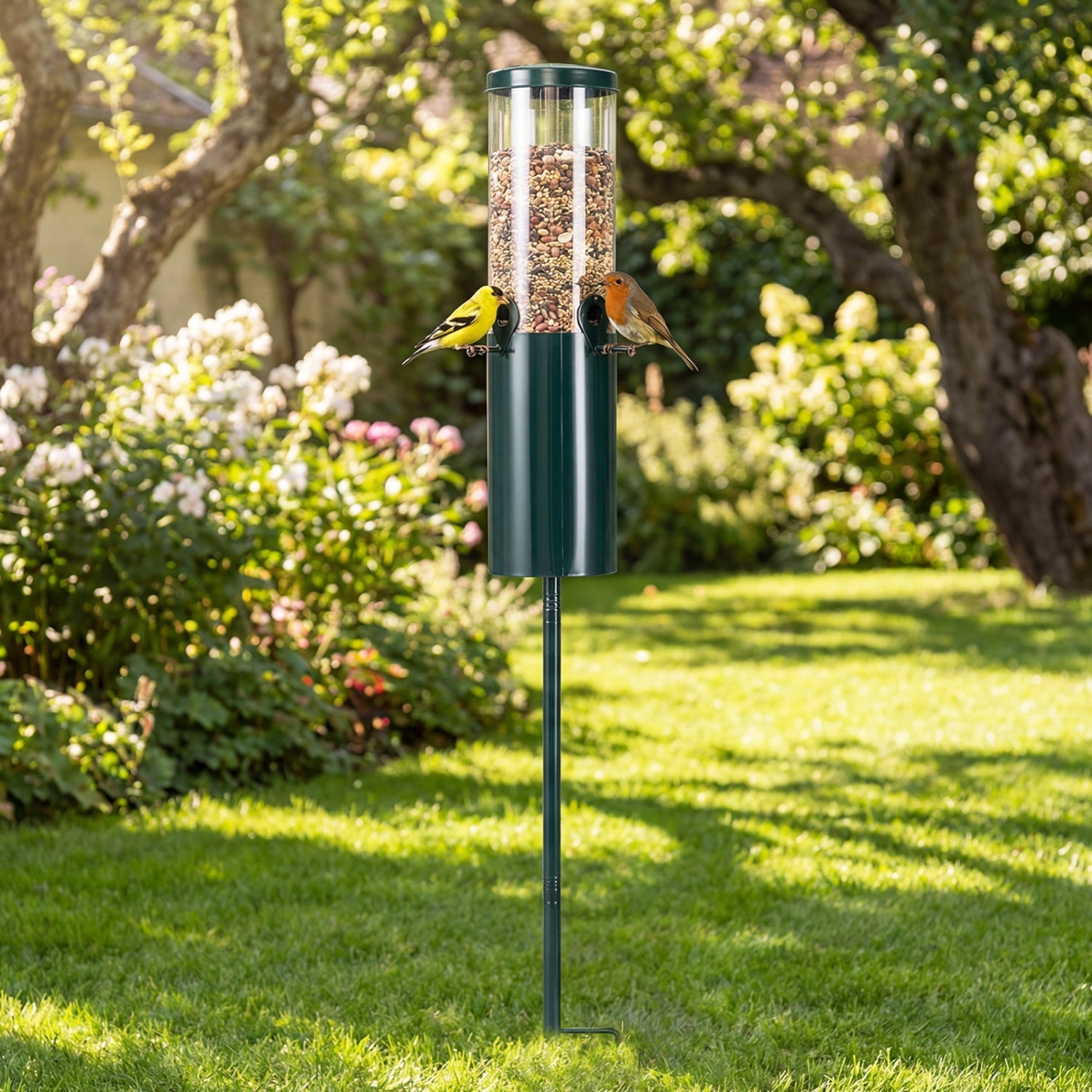 10 LBS Large Capacity Squirrel Proof Bird Feeder