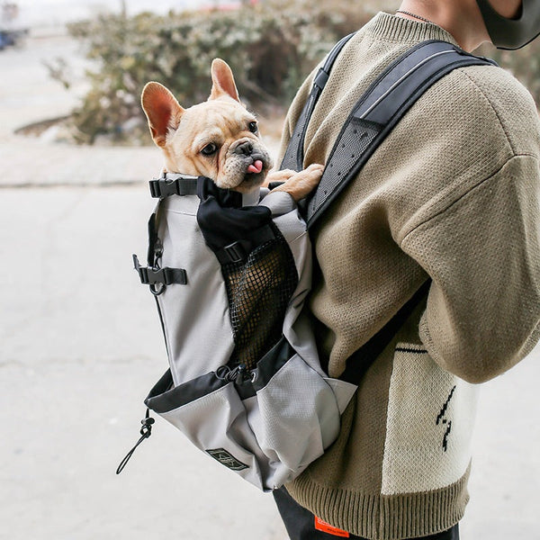 Portable Dog Carrier Backpack Double Shoulder Travel Bag