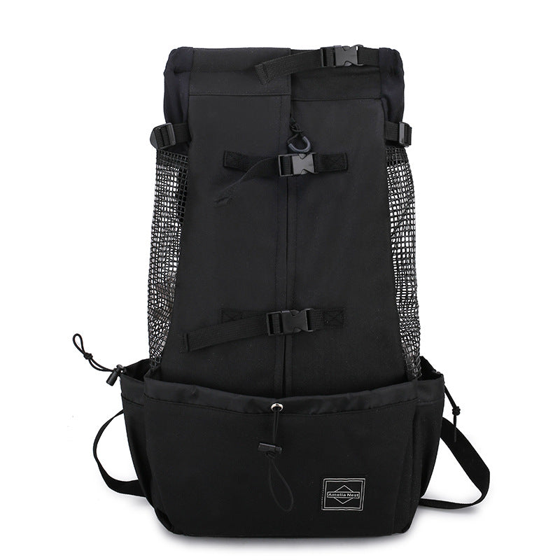Portable Dog Carrier Backpack Double Shoulder Travel Bag