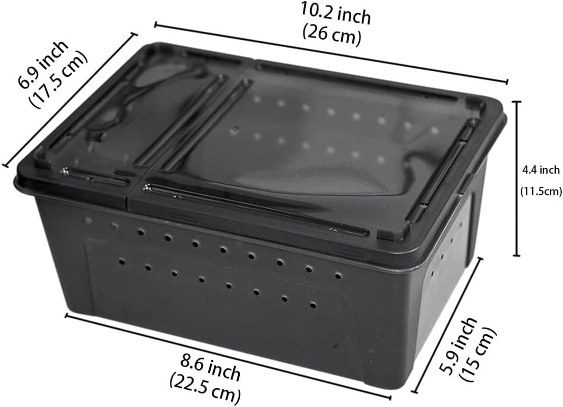 Portable Reptile Terrarium Habitat Stackable Pet House Container