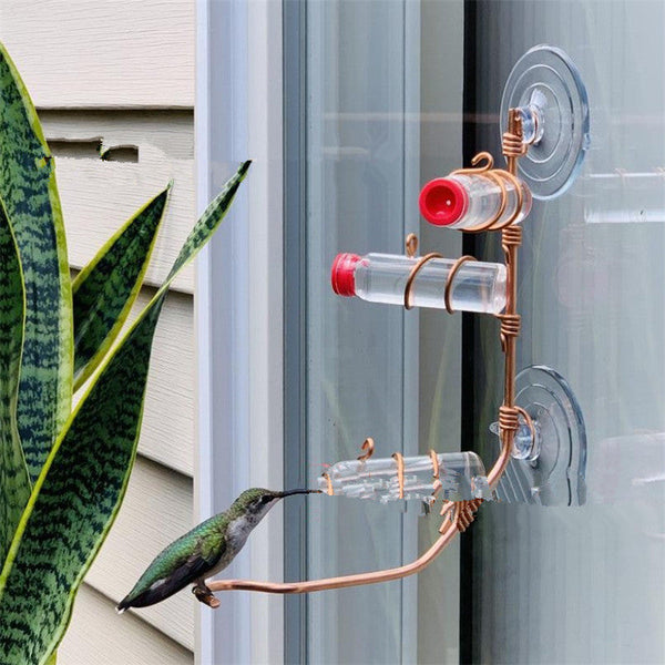 Hummingbird Feeder Drinker With Suction Cup Garden