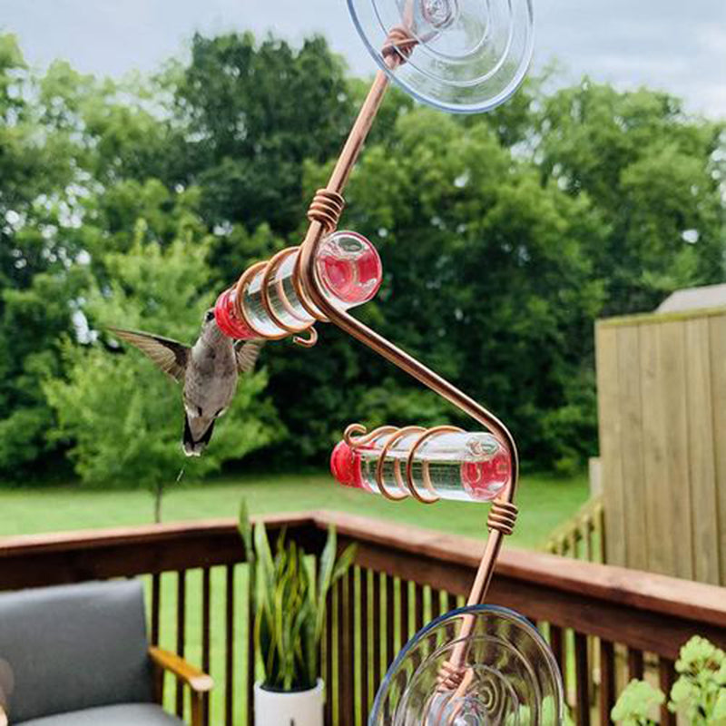 Hummingbird Feeder Drinker With Suction Cup Garden