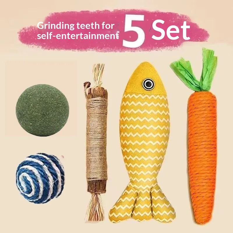 Pet Supplies Cat Toy Gift Set Interactive Play