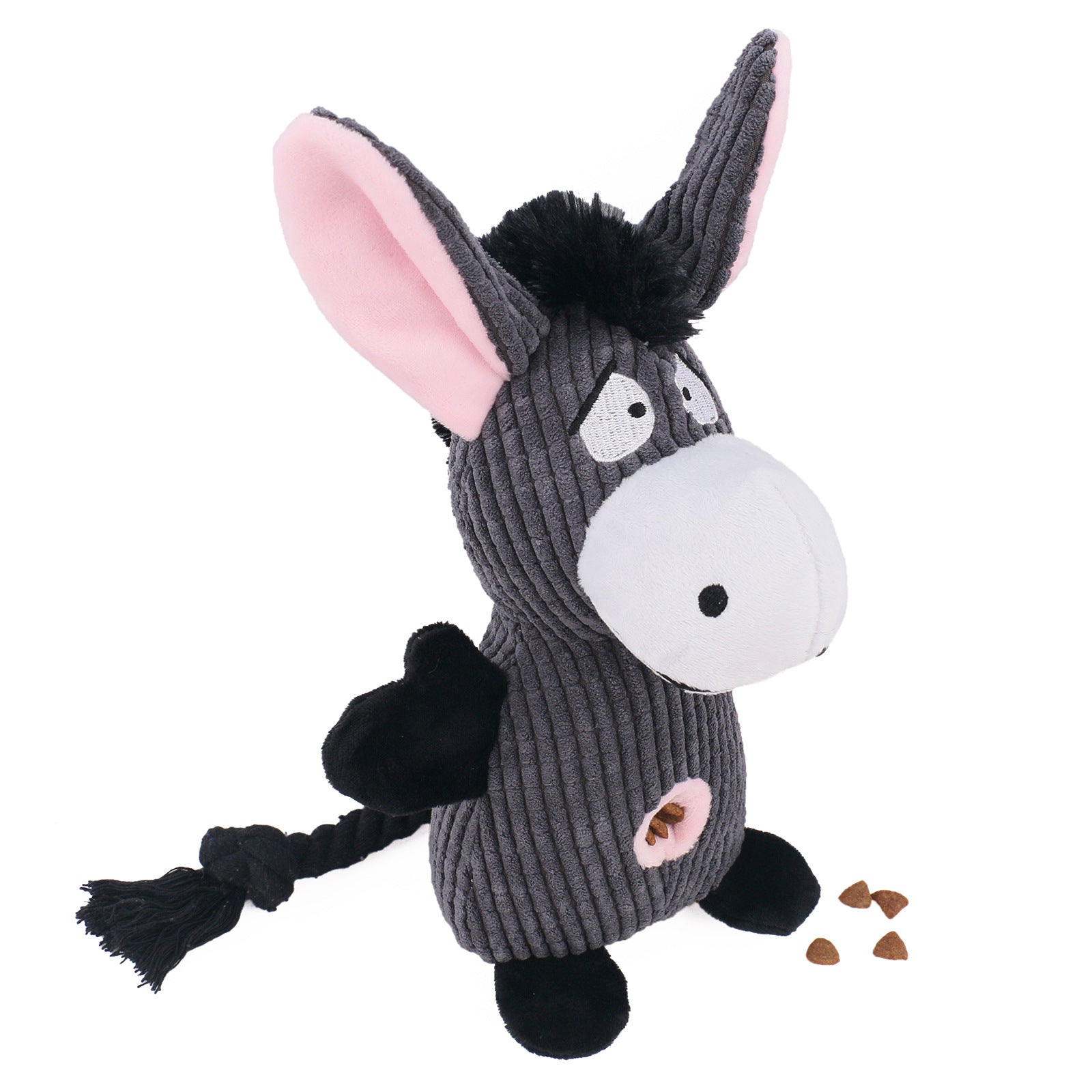Sniffing Food Hiding Plush Squeaky Toy For Dogs