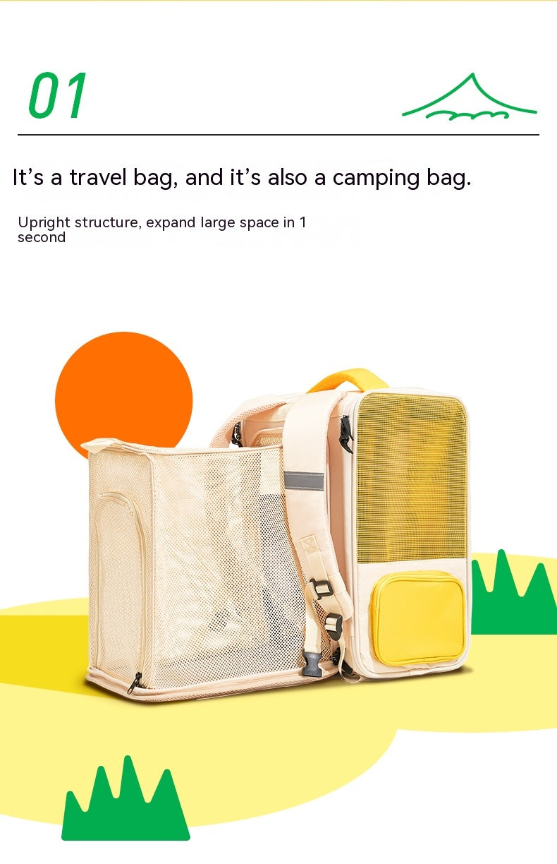 Retro Game Console Style Pet Travel Backpack Carrier