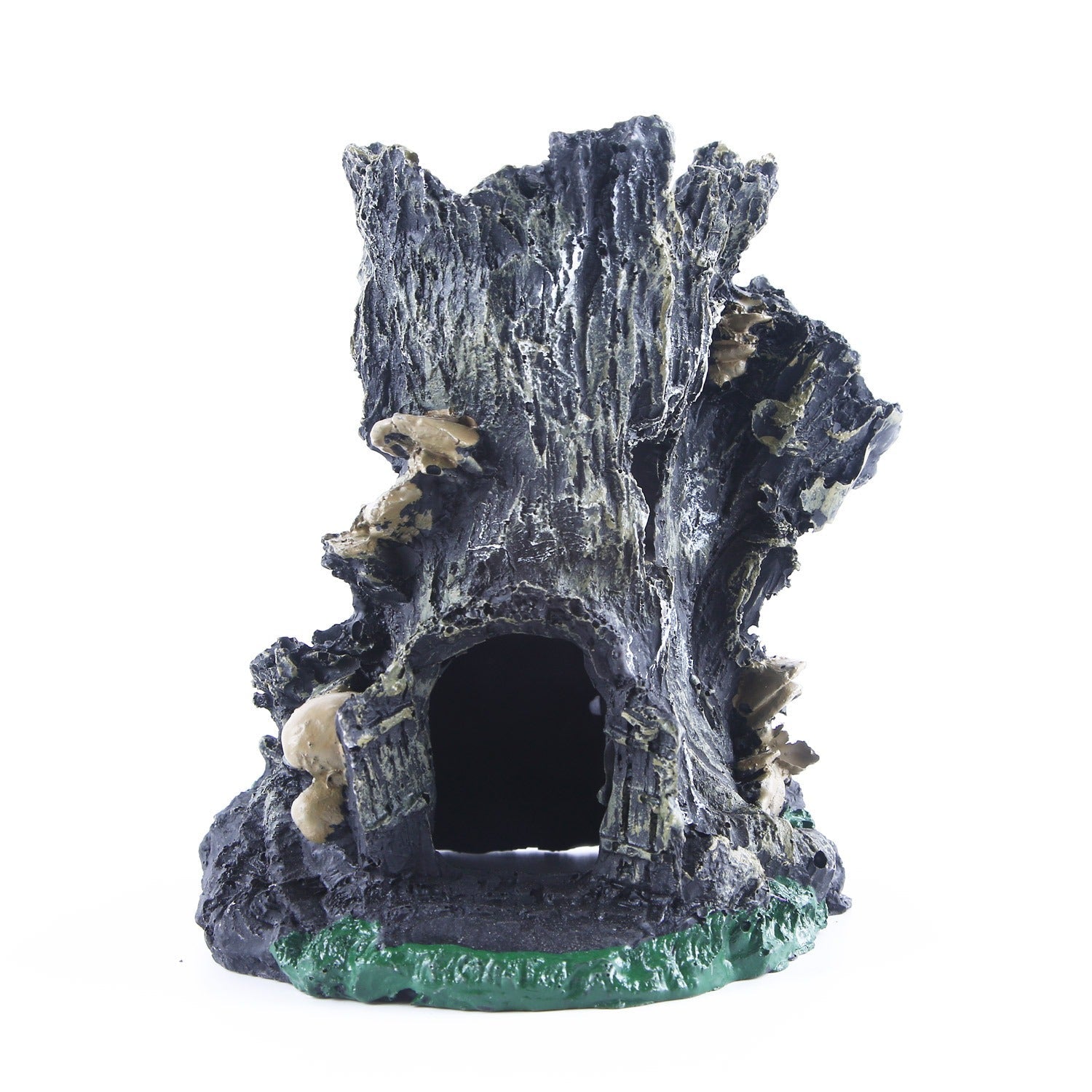 Fish Tank Lizard Shelter Tree Stump Terrarium Ornament