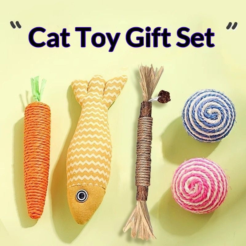 Pet Supplies Cat Toy Gift Set Interactive Play