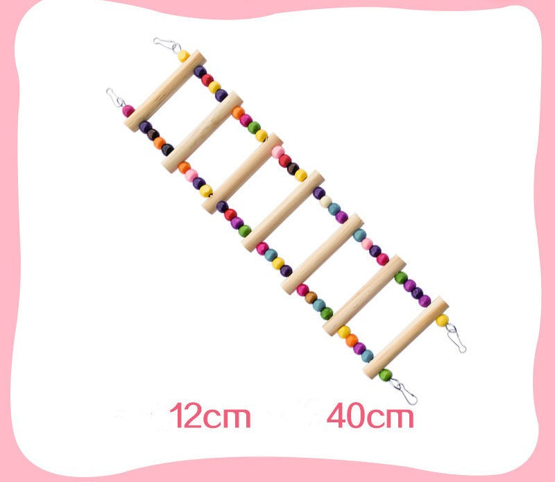 Parrot Bird Toy Swing Ring Aerial Climbing Ladder