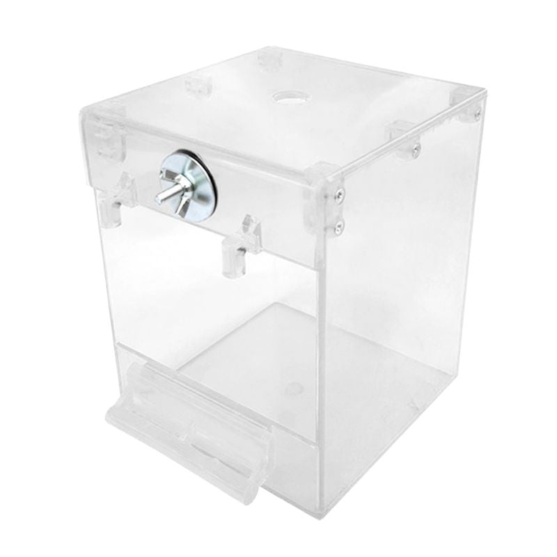 Transparent External Bird Bath Square Basin For Birds