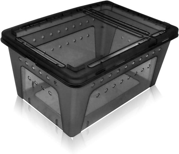 Portable Reptile Terrarium Habitat Stackable Pet House Container