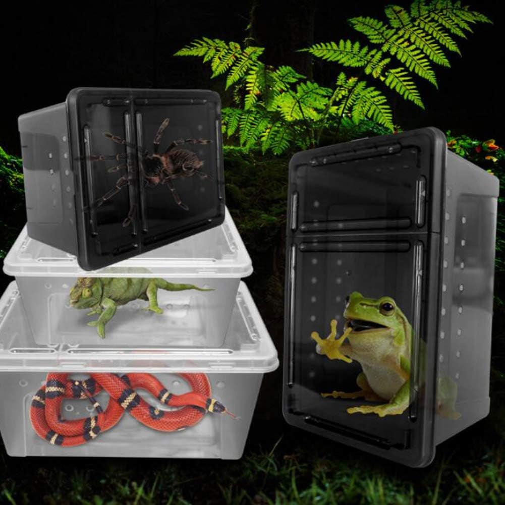 Portable Reptile Terrarium Habitat Stackable Pet House Container