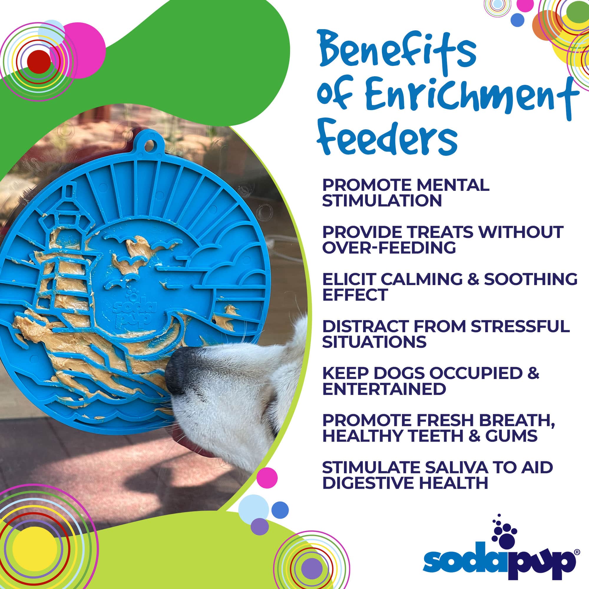 Enrichment Lick Mat With Suction Cups For Pets