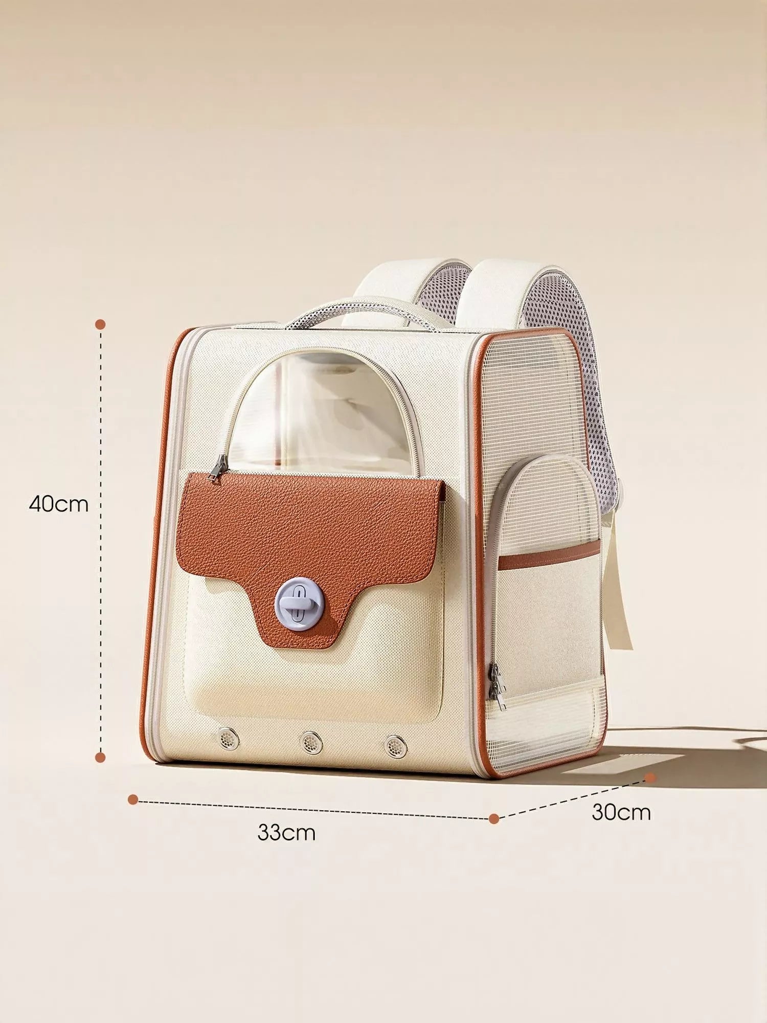 Portable Breathable Pet Carrier Backpack For Small Animals