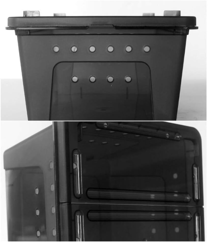 Portable Reptile Terrarium Habitat Stackable Pet House Container