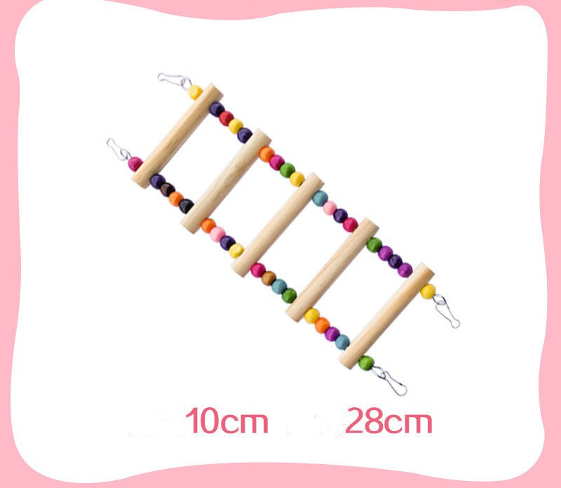 Parrot Bird Toy Swing Ring Aerial Climbing Ladder