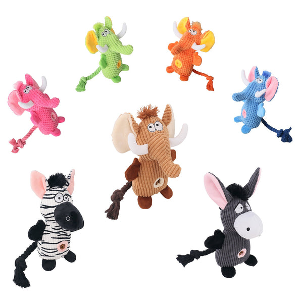 Sniffing Food Hiding Plush Squeaky Toy For Dogs