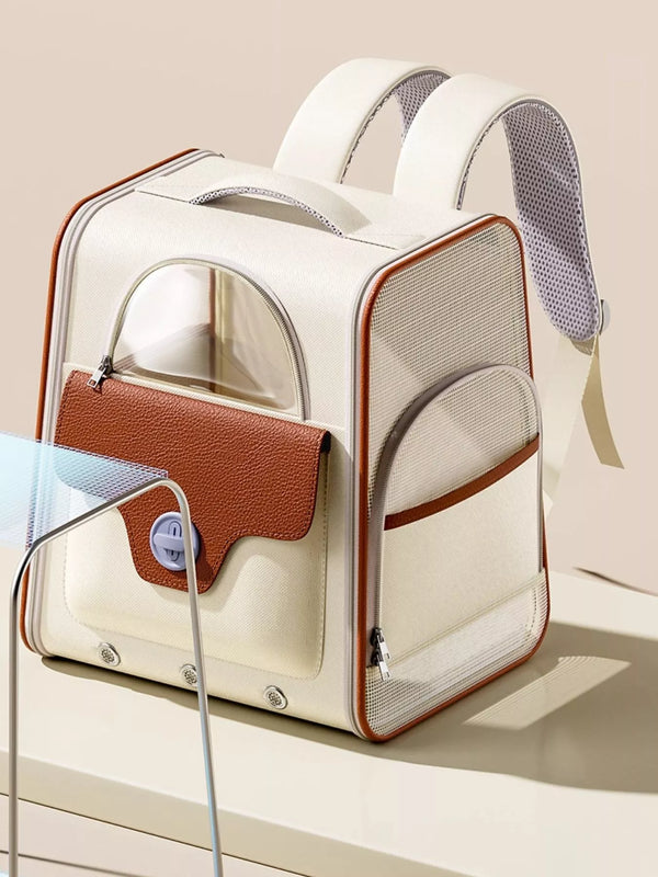 Portable Breathable Pet Carrier Backpack For Small Animals