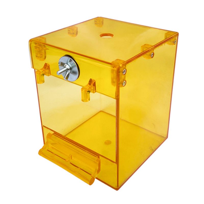 Transparent External Bird Bath Square Basin For Birds