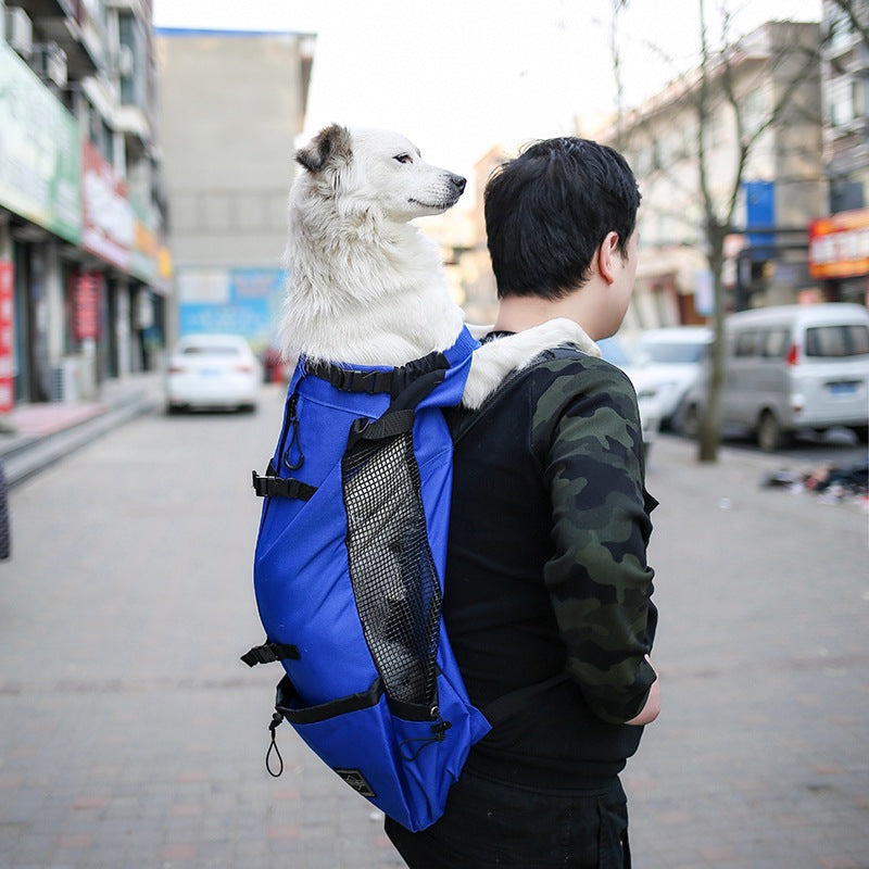 Portable Dog Carrier Backpack Double Shoulder Travel Bag