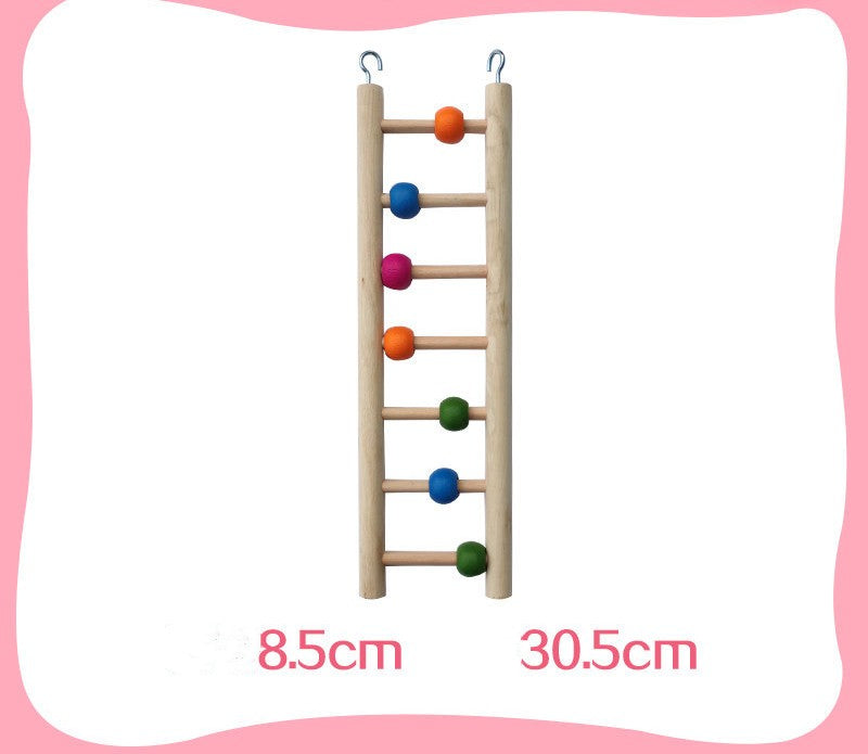 Parrot Bird Toy Swing Ring Aerial Climbing Ladder