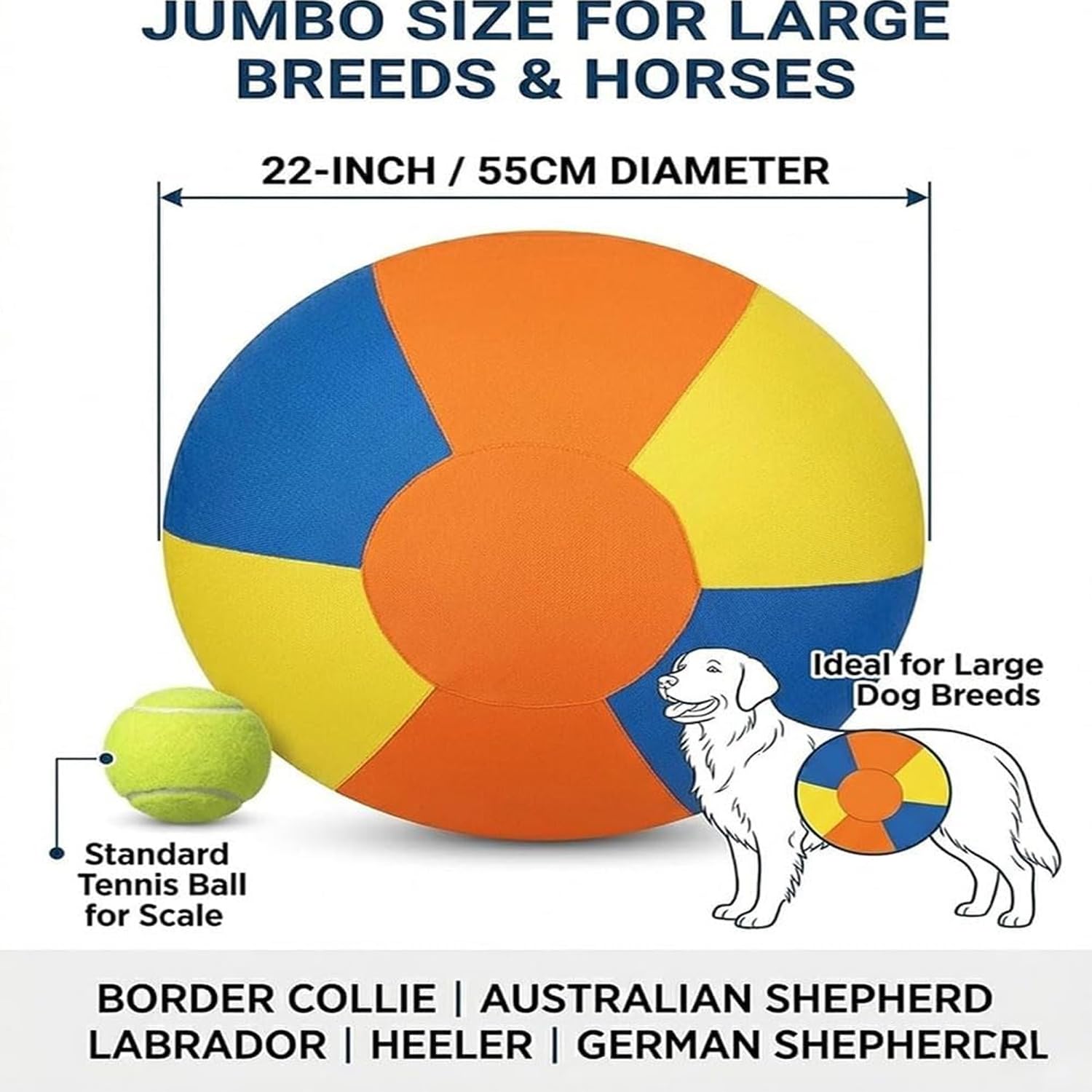 Herding Ball With Handles For Medium Large Dogs
