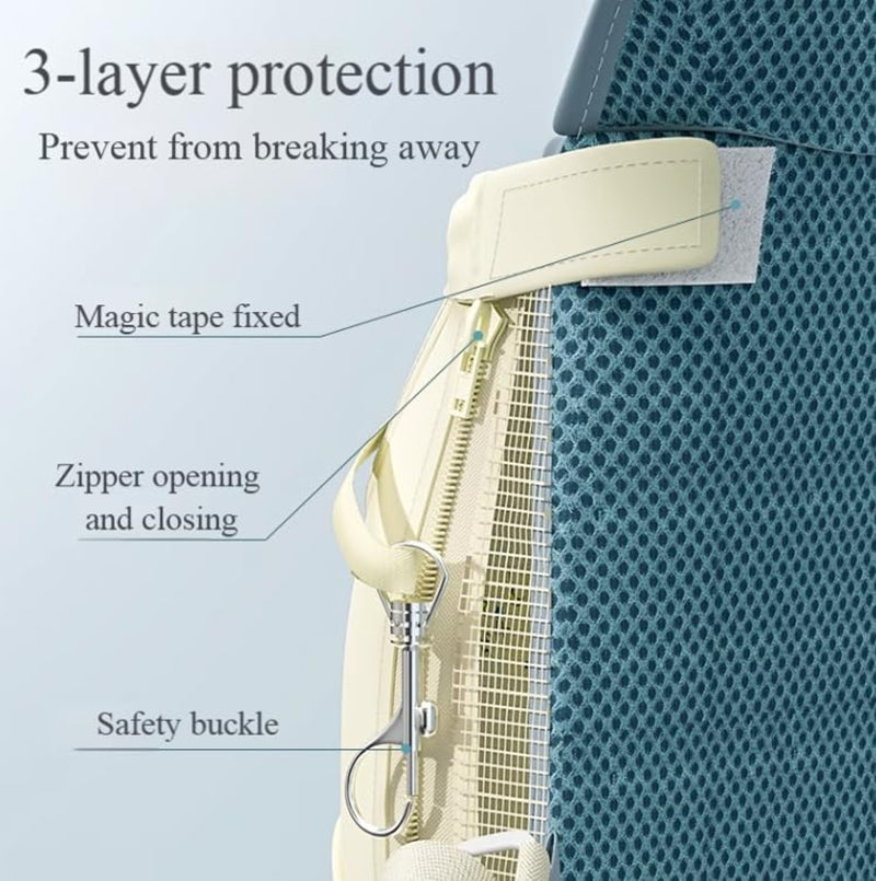 Breathable Dog Carrier Backpack With Adjustable Chest Harness