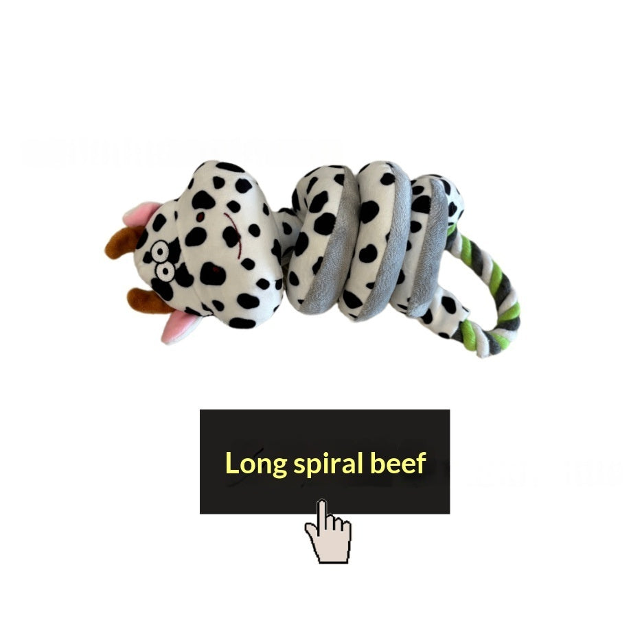 Puppy Plush Tug Toy Crinkle Chew Resistant Game