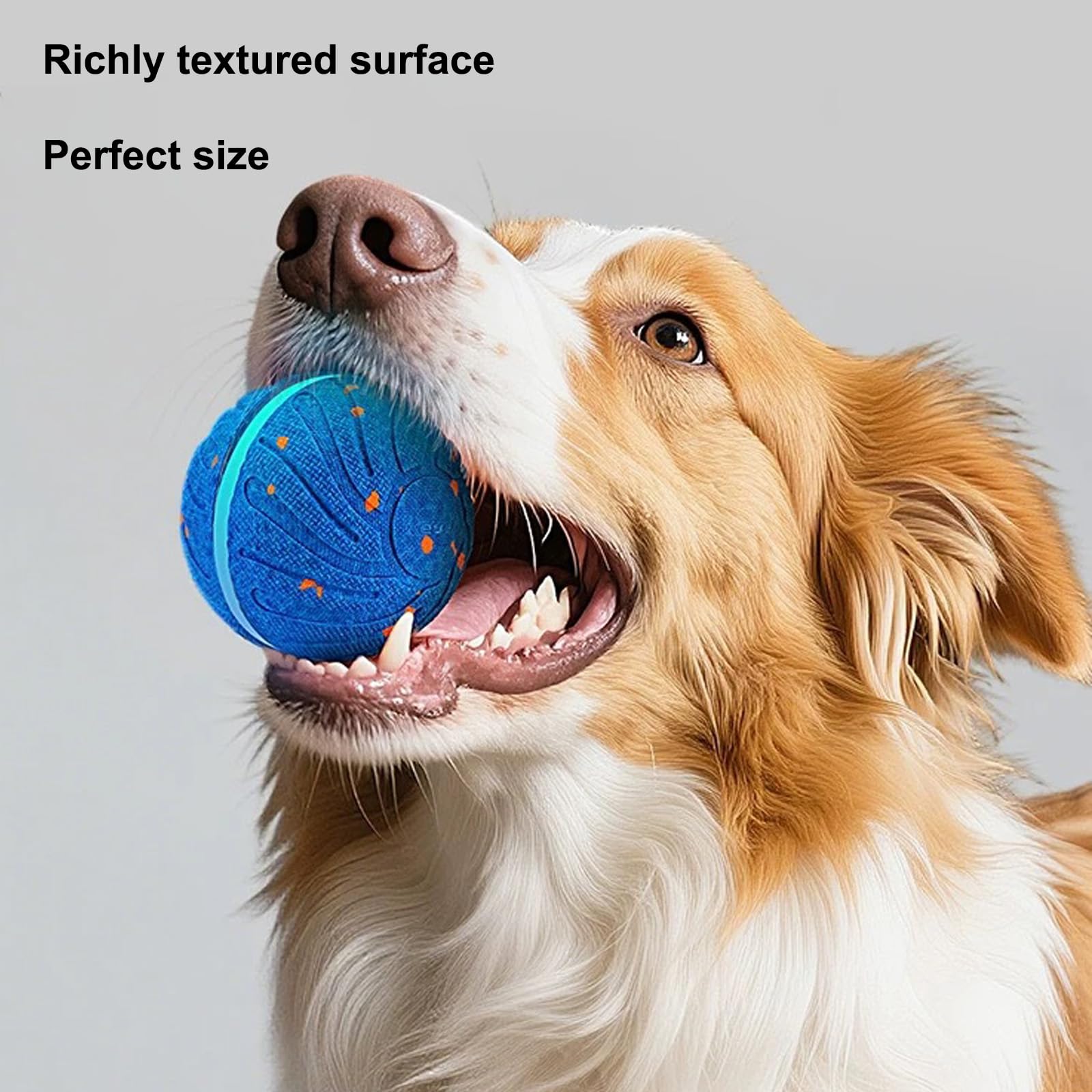 Interactive Smart Moving Bouncing Light Ball Dog Toy