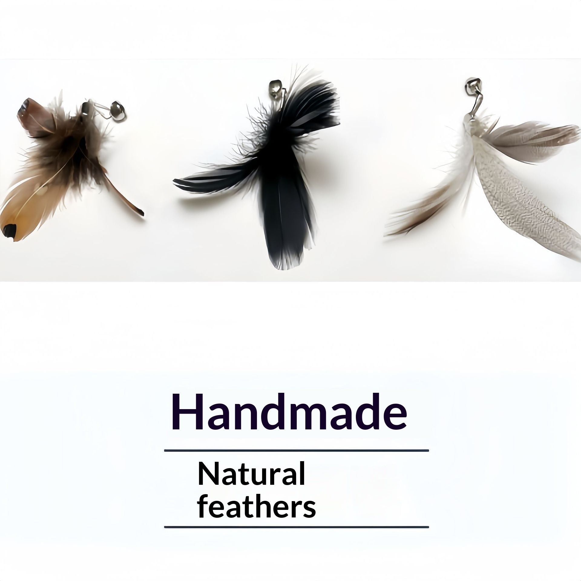 Insect Feather Replacement Head Bell Cat Toy