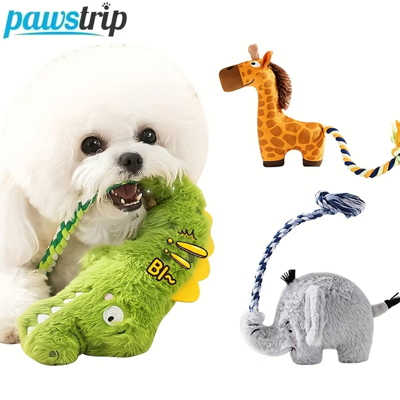 Squeaky Plush Dog Toys For Indoor Outdoor Play