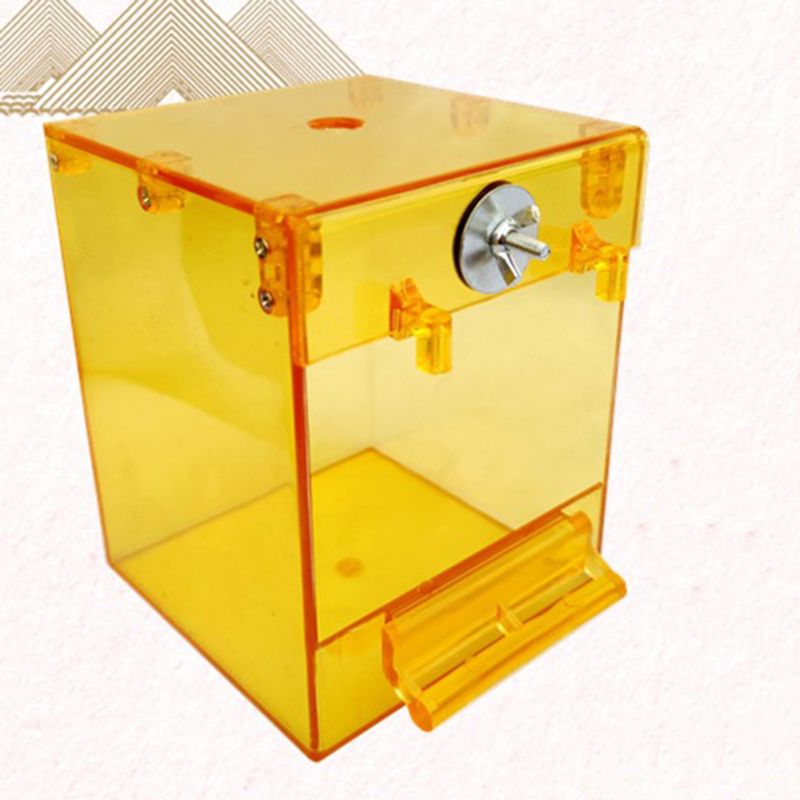 Transparent External Bird Bath Square Basin For Birds