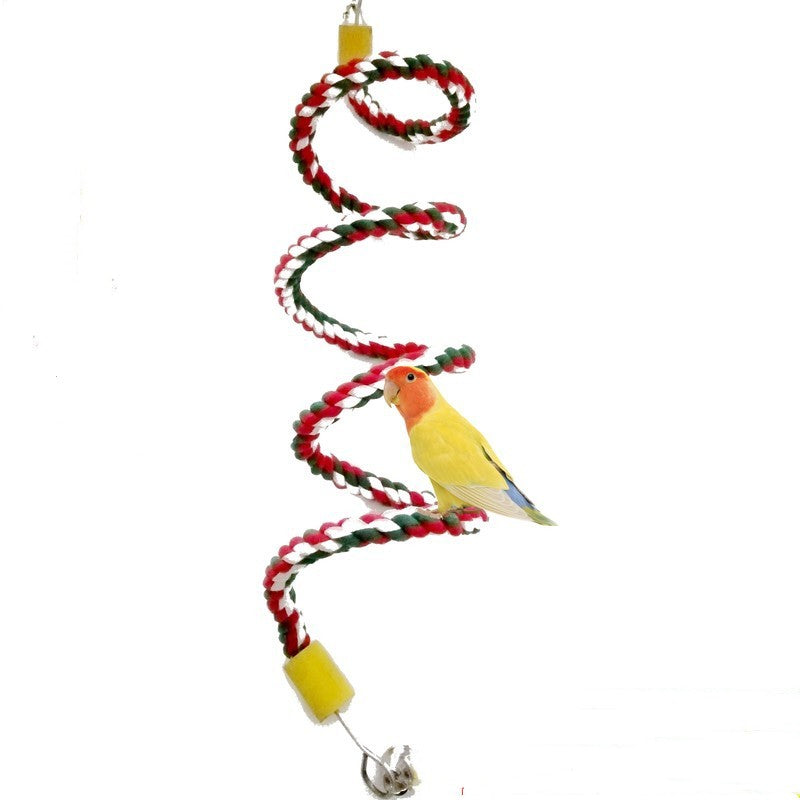 Parrot Bird Toy Swing Ring Aerial Climbing Ladder
