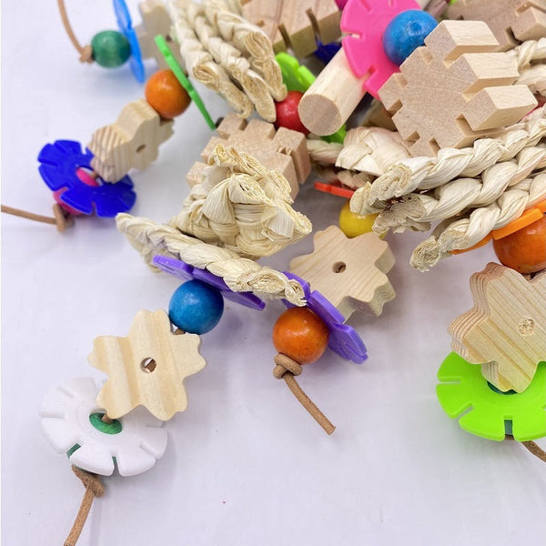 Parrot Gnawing Toy Natural Bird Cage Supplies