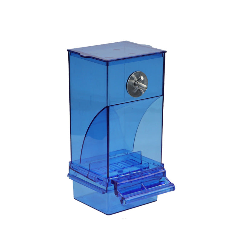 Transparent Automatic Plug In Bird Food Container
