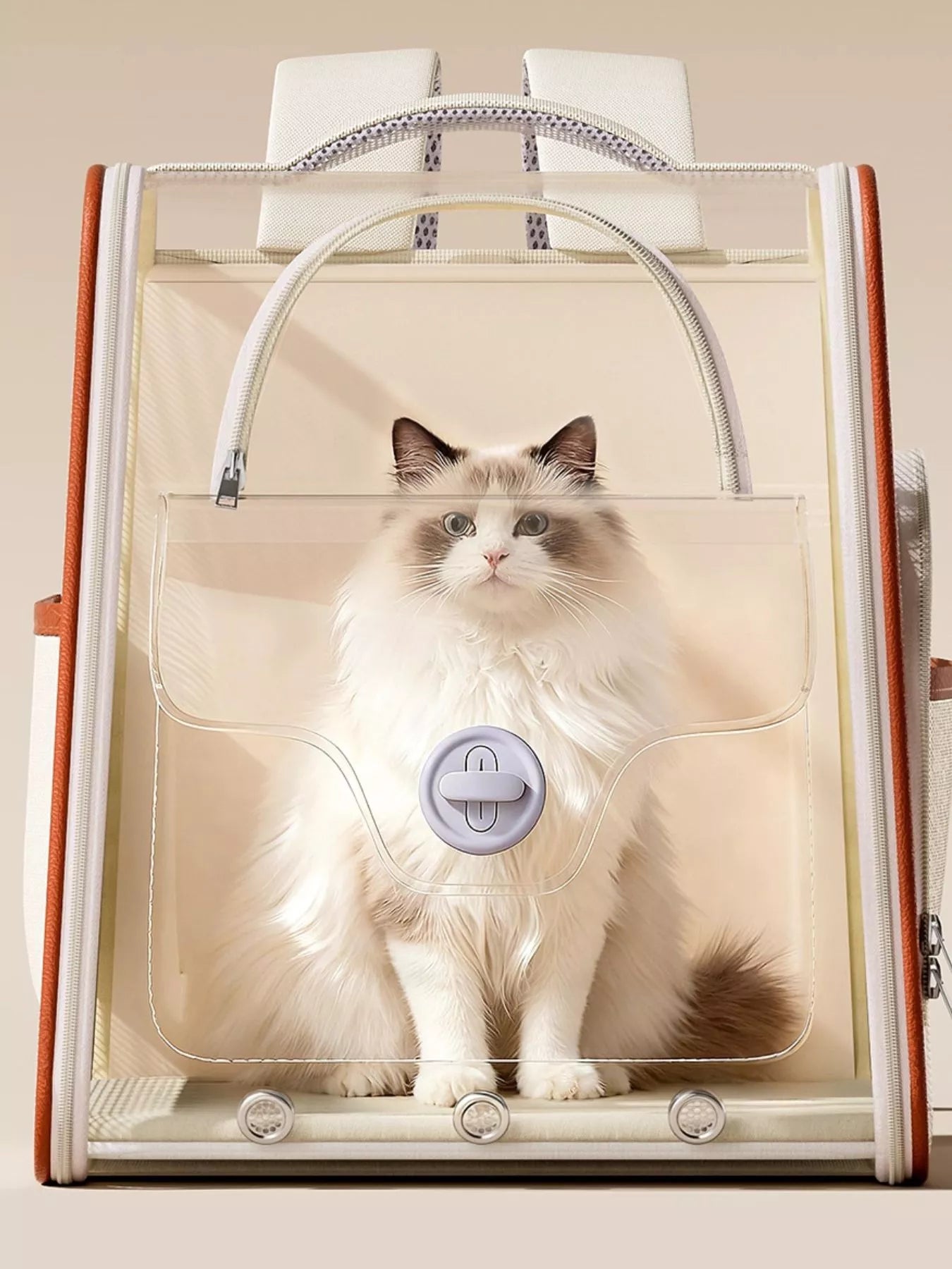 Portable Breathable Pet Carrier Backpack For Small Animals