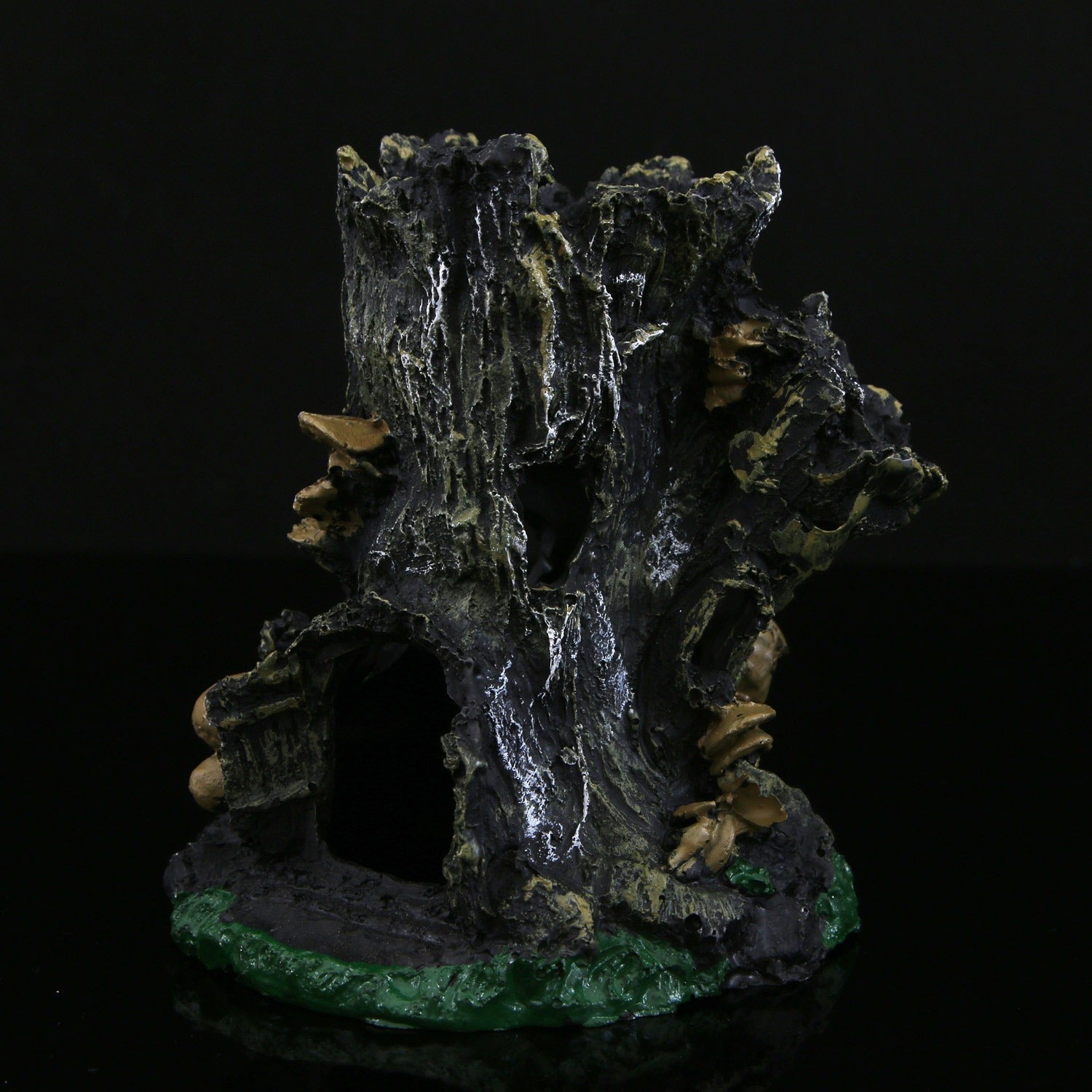 Fish Tank Lizard Shelter Tree Stump Terrarium Ornament