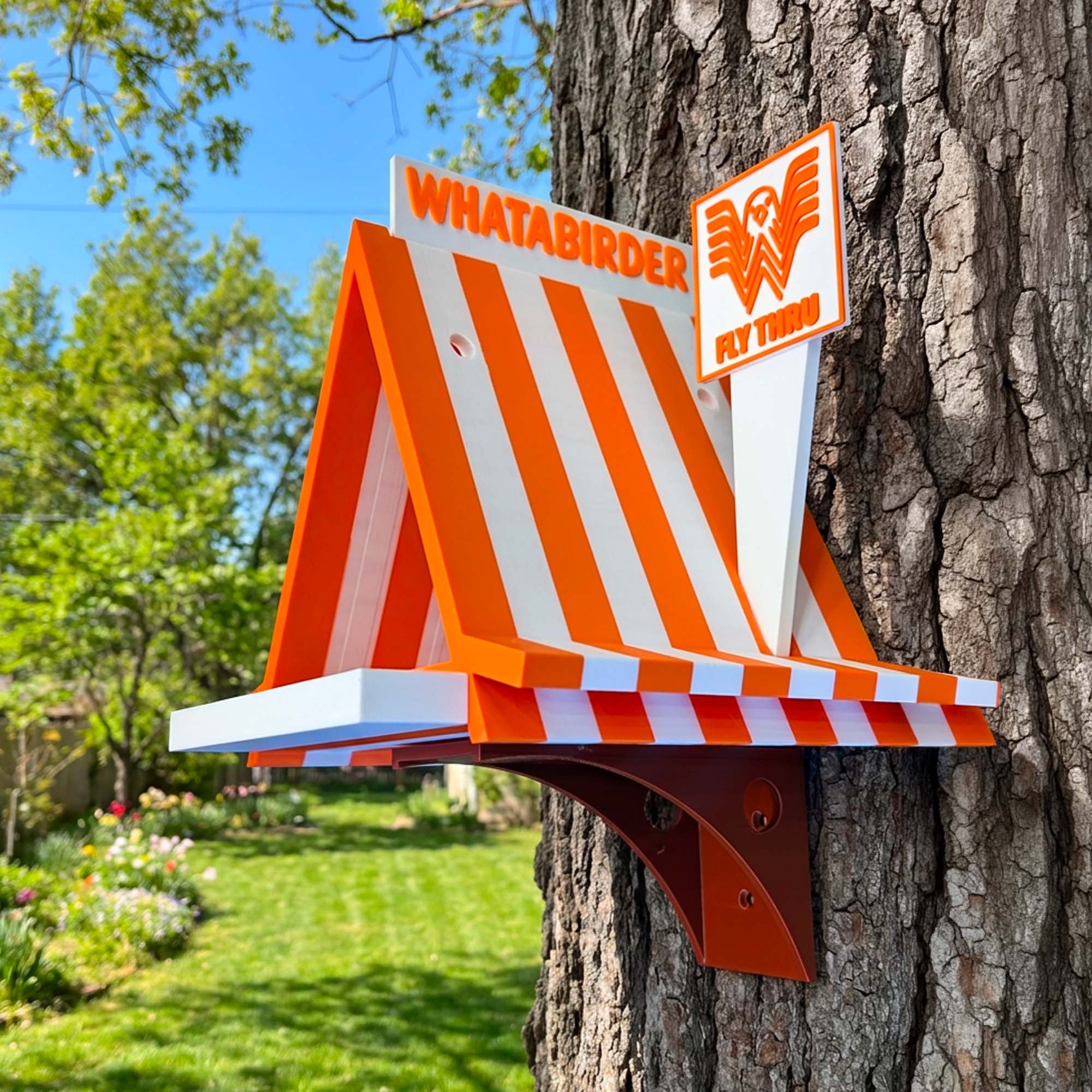 Whatabirder Parody Bird Feeder Classic Cafe Style
