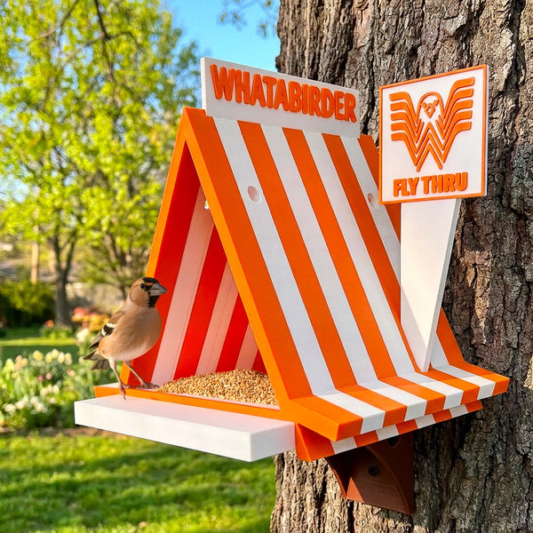 Whatabirder Parody Bird Feeder Classic Cafe Style
