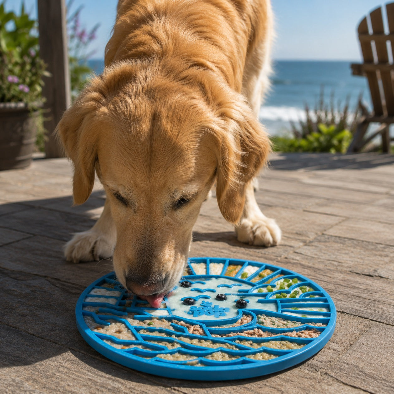 Enrichment Lick Mat With Suction Cups For Pets