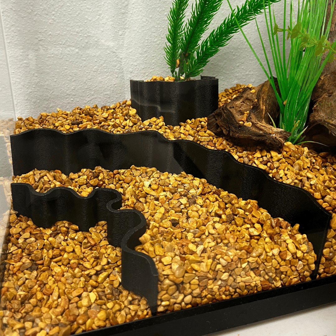 Aquarium Terrarium Substrate Cliffs Layering Depth Decoration Kit