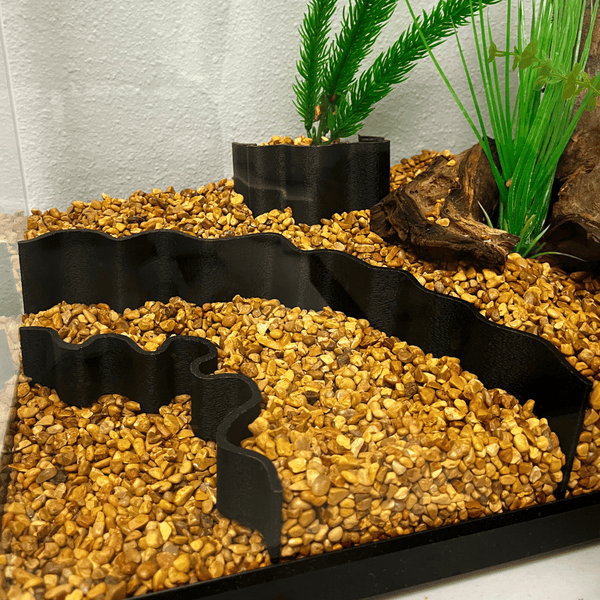 Aquarium Terrarium Substrate Cliffs Layering Depth Decoration Kit