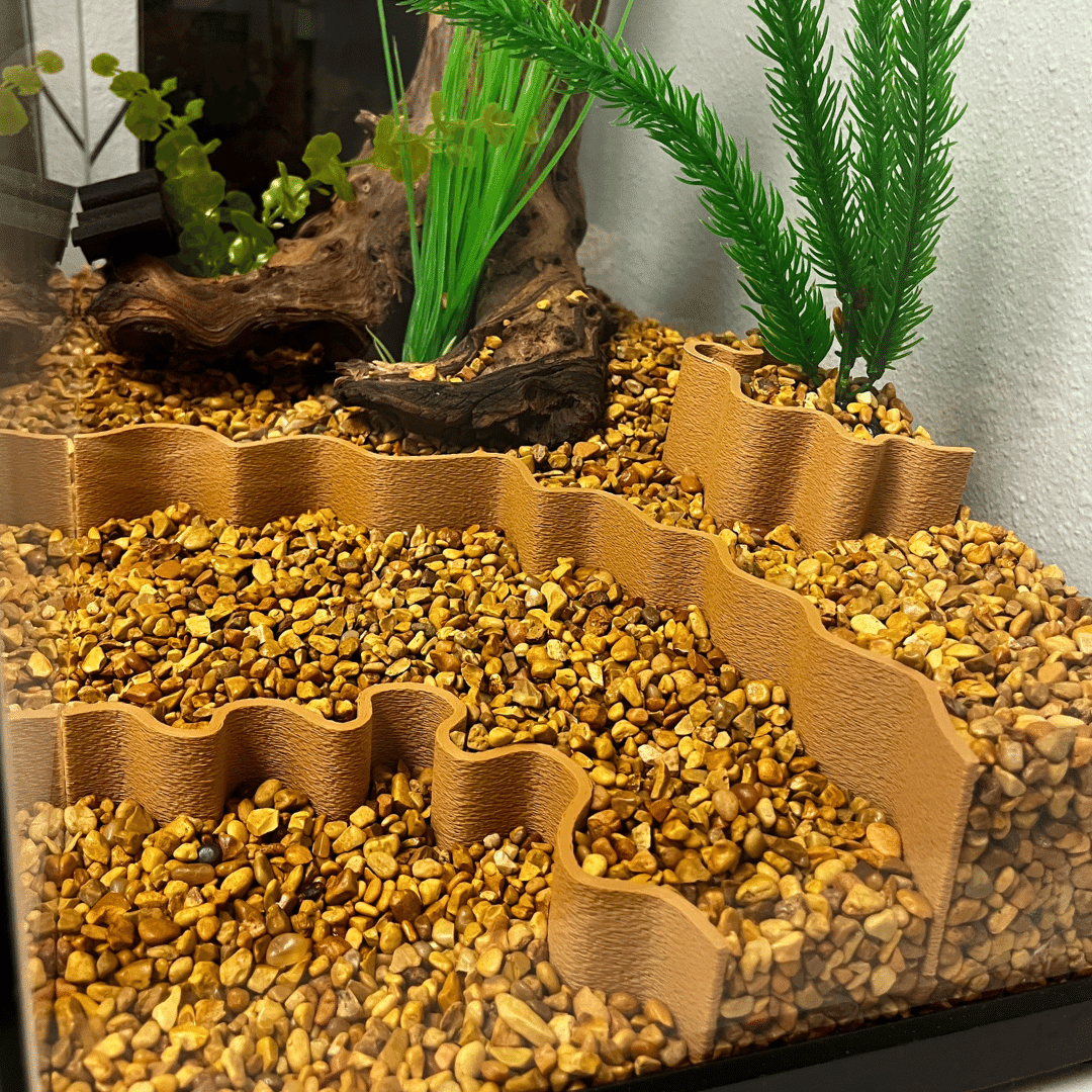 Aquarium Terrarium Substrate Cliffs Layering Depth Decoration Kit