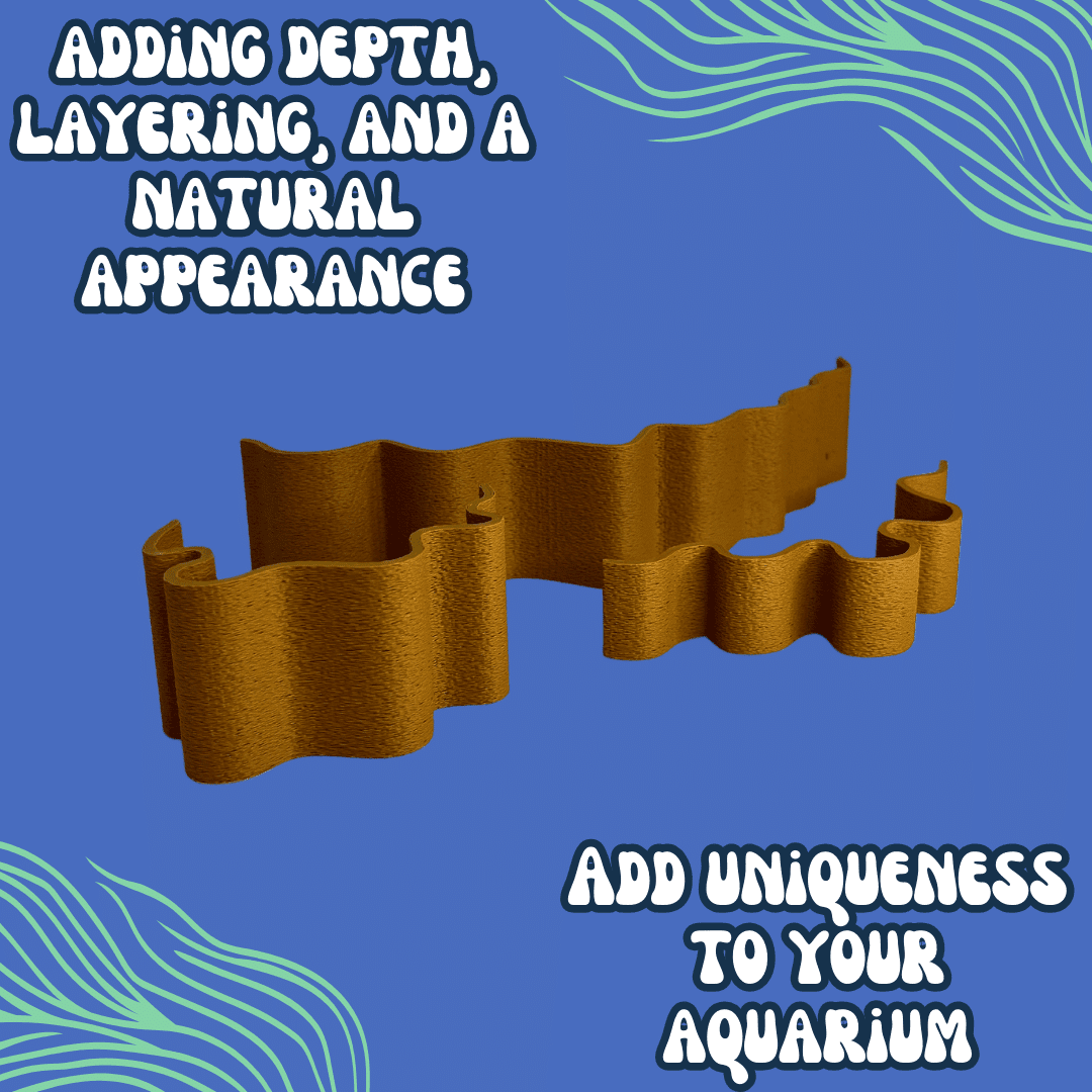 Aquarium Terrarium Substrate Cliffs Layering Depth Decoration Kit