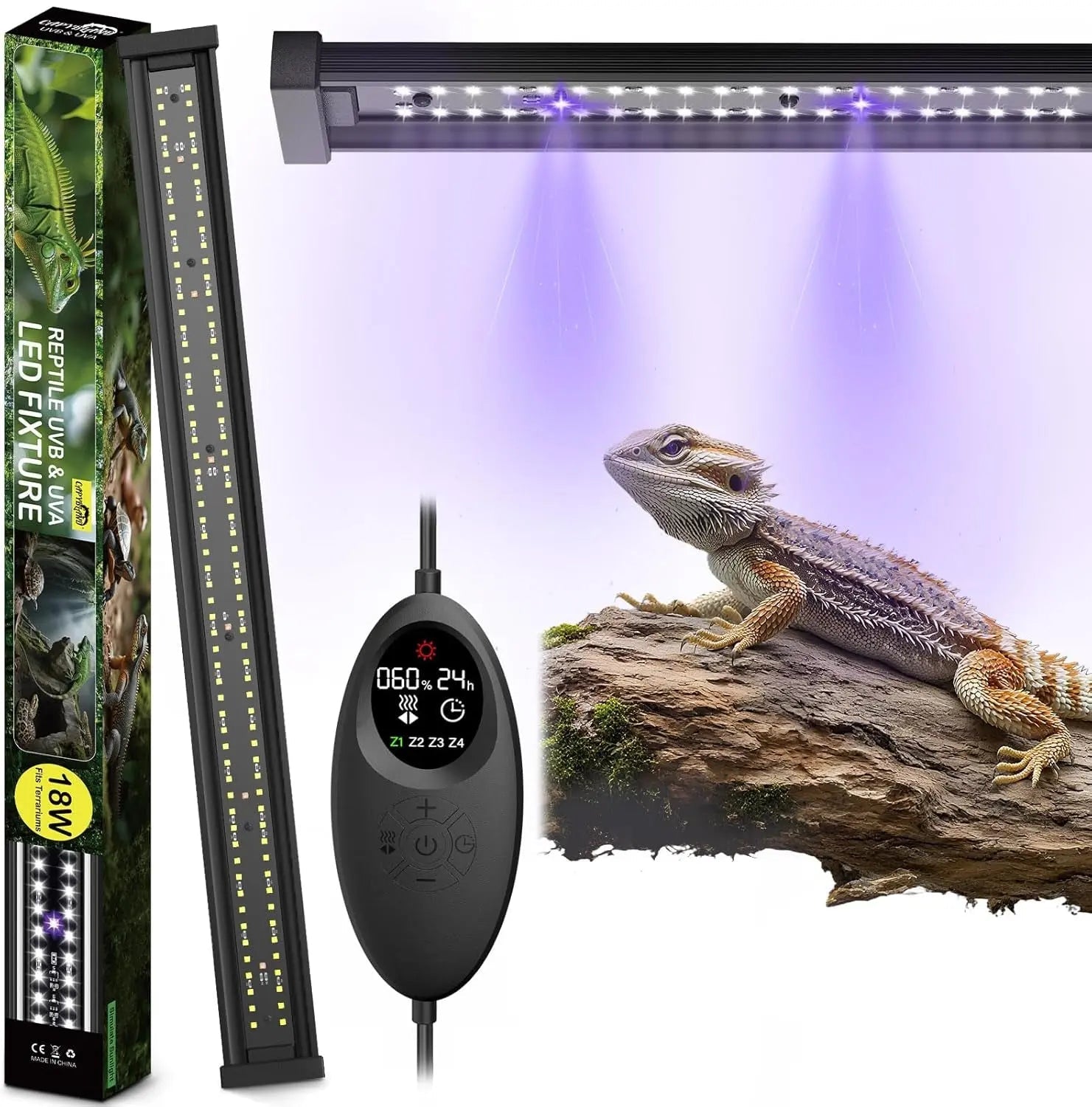 UVB Reptile Light UVA UVB Terrarium Lamp Timer