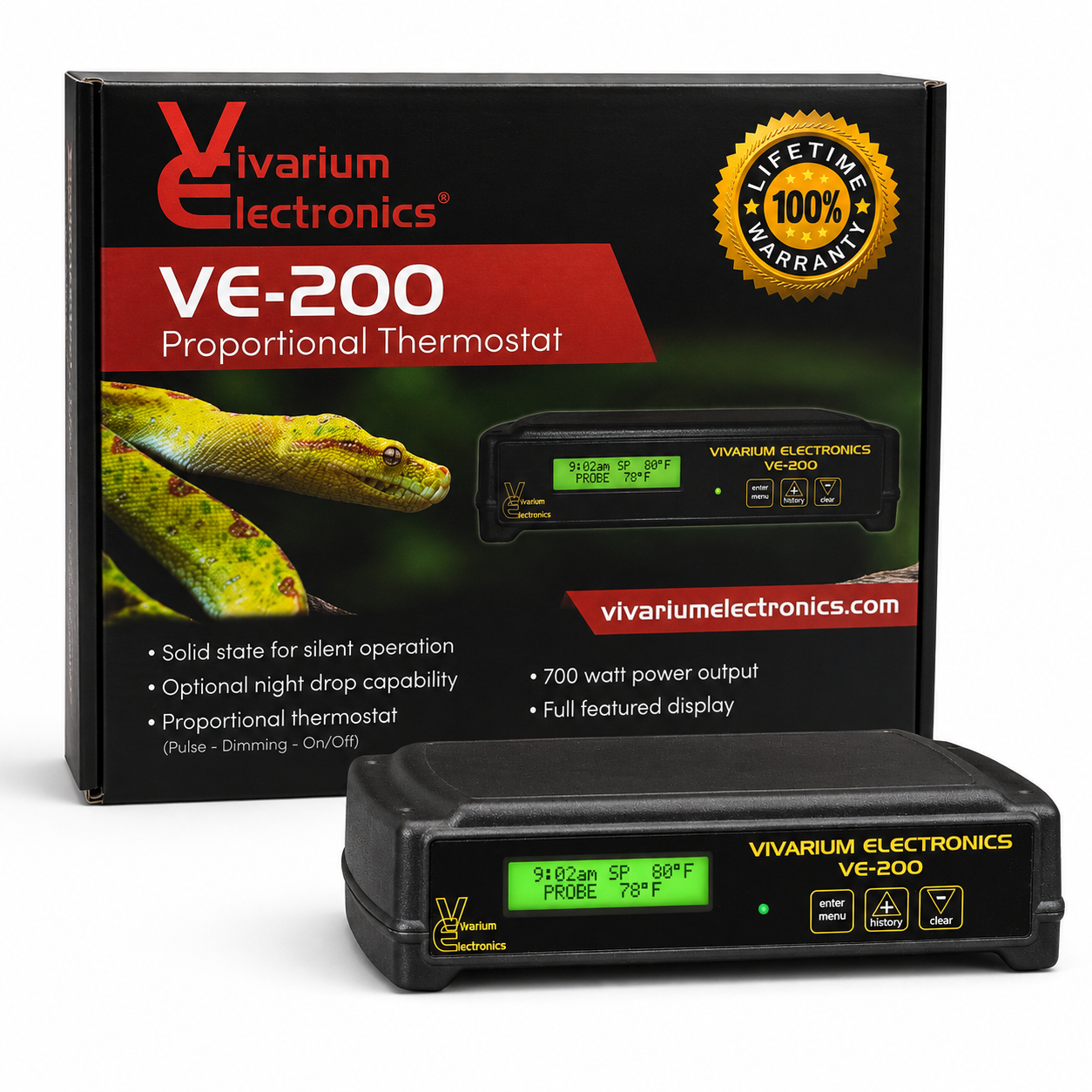Electronics Thermostat Temperature Controller For Reptile Habitats