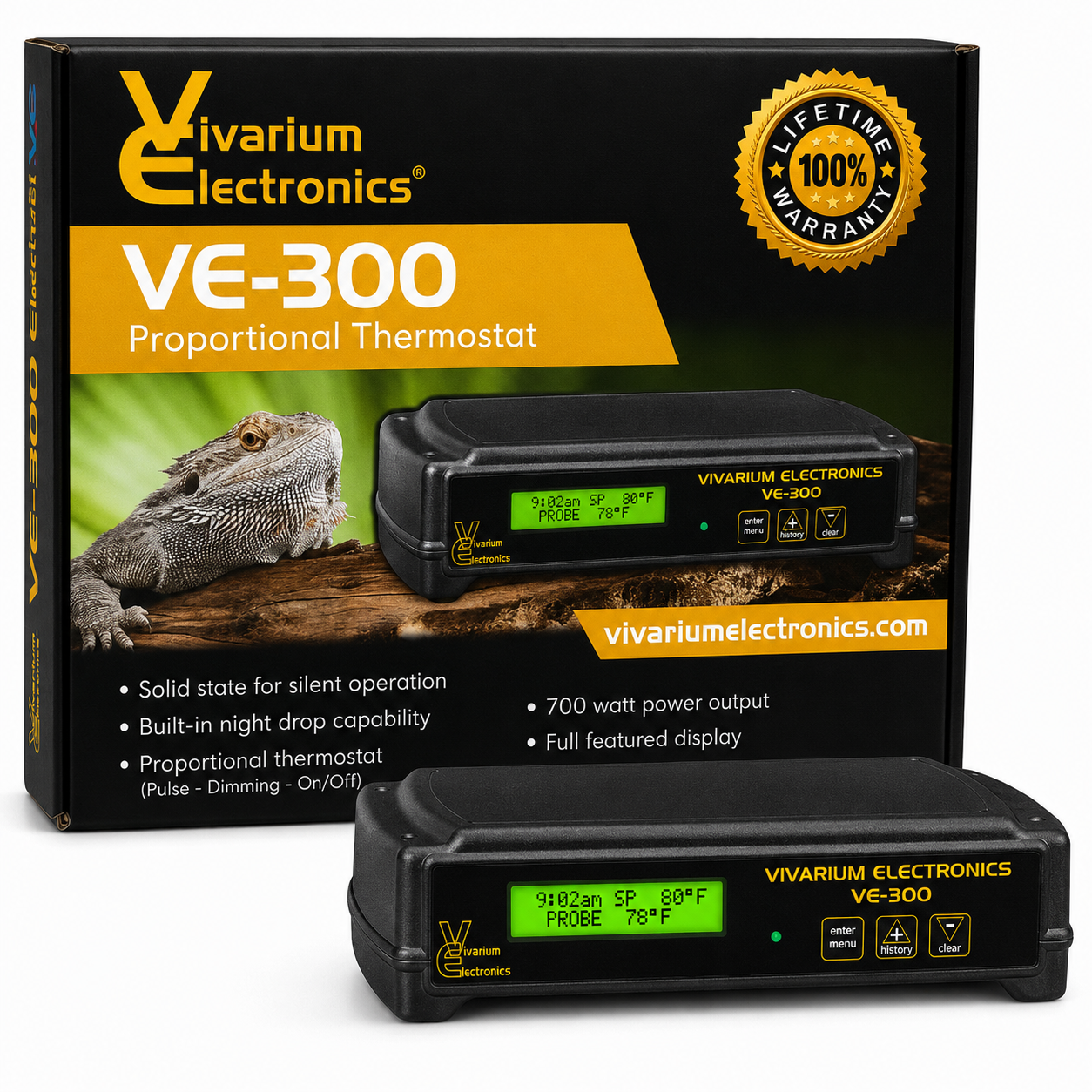 Electronics Thermostat Temperature Controller For Reptile Habitats