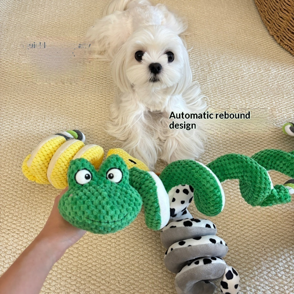 Puppy Plush Tug Toy Crinkle Chew Resistant Game